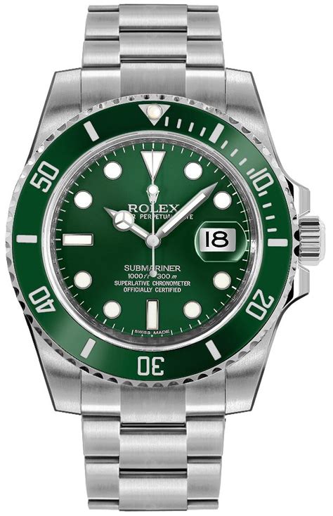 rolex submariner oro quadrante verde